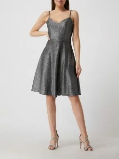 Blitzangebot 🤩 Luxuar Cocktailkleid In Changierender Optik - Anthrazit 🥰