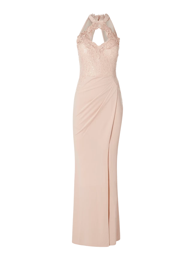 Bestes Angebot 🤩 Lipsy Abendkleid Mit Spitzenbesatz Und Pailletten - Rosé 🌟 – Bild 2
