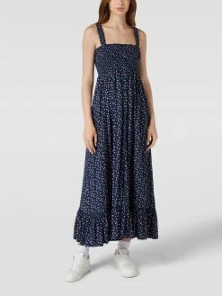 Top 10 🌟 REVIEW Maxikleid Mit Smok-Einsatz - Blau 🥰