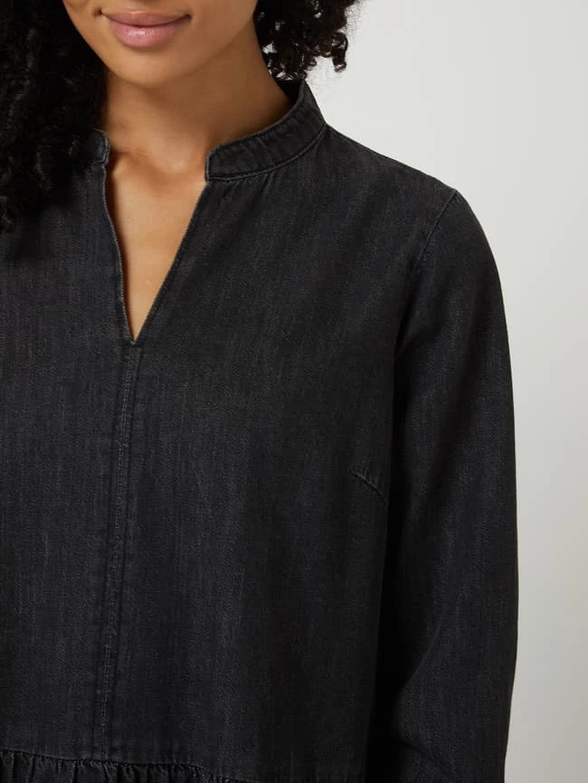 Coupon 🤩 Tom Tailor Denim 👖 Jeanskleid Im Stufen-Look - Schwarz 😉 – Bild 3