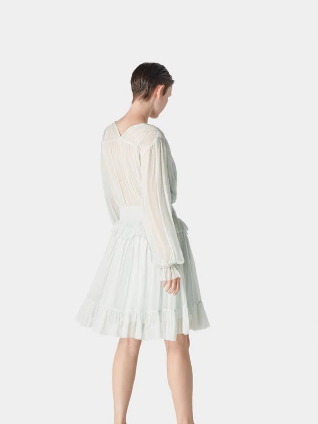 Großhandel ❤️ Designers Remix Kleid Mit Transparentem Rücken - Grün ✔️ – Bild 5