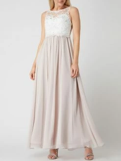 Rabatt 🌟 Laona Abendkleid Aus Chiffon Mit Ornamentalen Stickereien - Offwhite 👍