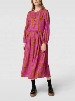 Beste Bewertungen von 🤩 Milano Italy Maxikleid Mit Allover-Muster Modell 'Grafic Letter 👗 Dress' - Pink 🎁