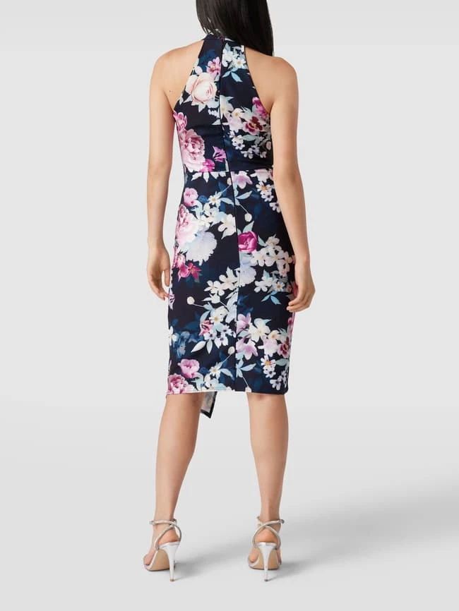 Am billigsten 🛒 Lipsy Cocktailkleid Mit Floralem Muster - Marineblau 🔔 – Bild 5