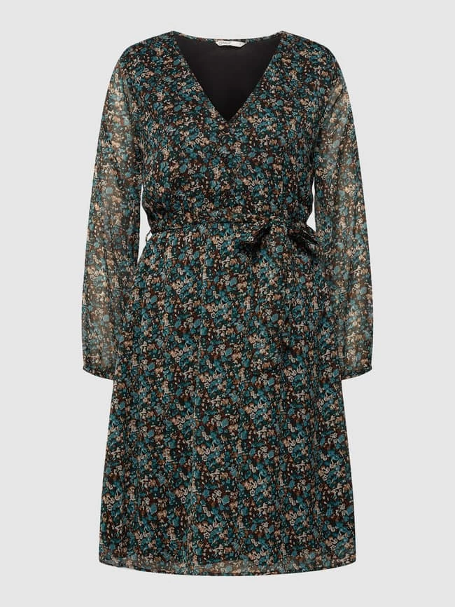 Coupon ⭐ Only Knielanges Kleid Mit Allover-Muster Modell 'Cera' - Schilf 🧨 – Bild 2