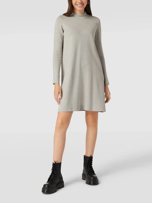 Besorgen 🤩 Armedangels Knielanges Kleid Aus Bio-Baumwolle Modell 'Friadaa' - Silber Meliert ❤️