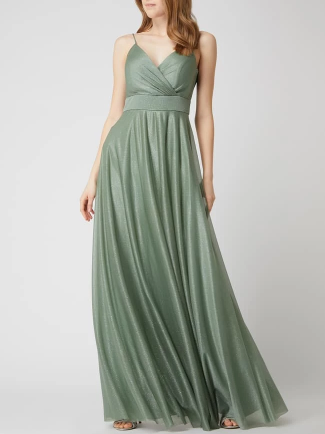 Großhandel 🧨 TROYDEN COLLECTION Abendkleid Mit Glitter-Effekt - Schilf 🔔