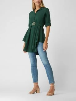 Bester Verkauf ⌛ Apricot Kleid Mit Taillengürtel - Grün 😍