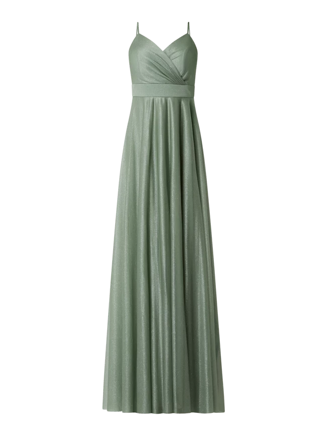 Großhandel 🧨 TROYDEN COLLECTION Abendkleid Mit Glitter-Effekt - Schilf 🔔 – Bild 2