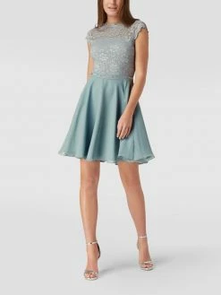 Schlussverkauf 😉 Swing Cocktailkleid Mit Taillenpasse - Mint ✔️