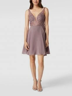 Billig 🎁 Laona Cocktailkleid Mit Floraler Stickerei Und Zierbesatz - Rosé 😉