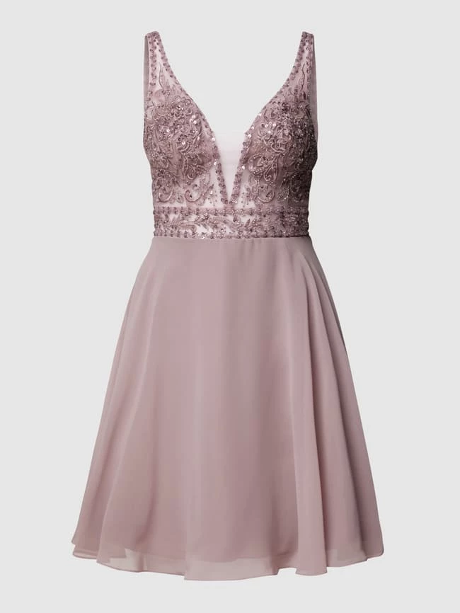 Billig 🎁 Laona Cocktailkleid Mit Floraler Stickerei Und Zierbesatz - Rosé 😉 – Bild 2