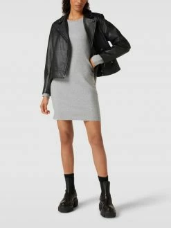 Auslauf 👏 Vero Moda Minikleid In Melierter Optik Modell 'Doffy' - Hellgrau ✨