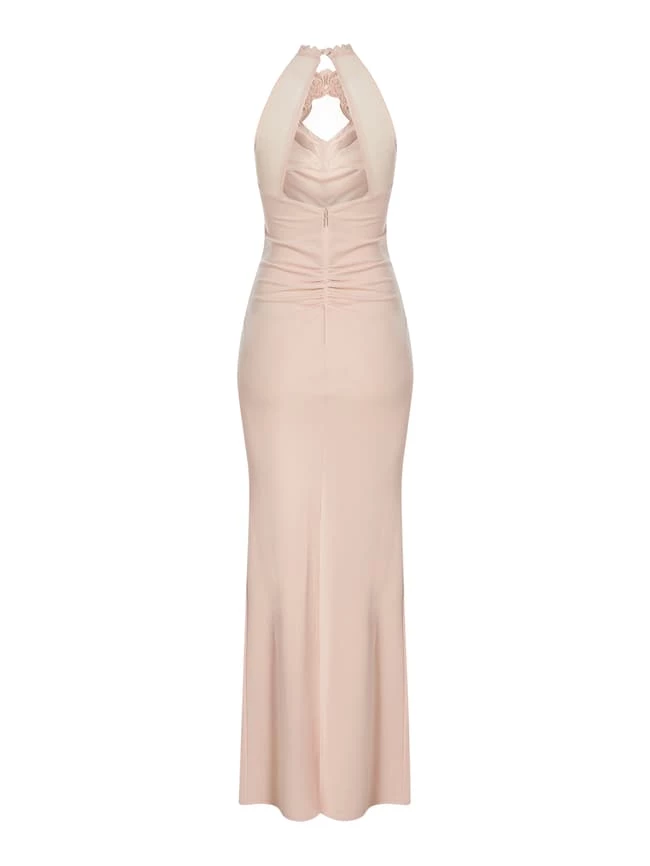 Bestes Angebot 🤩 Lipsy Abendkleid Mit Spitzenbesatz Und Pailletten - Rosé 🌟 – Bild 4