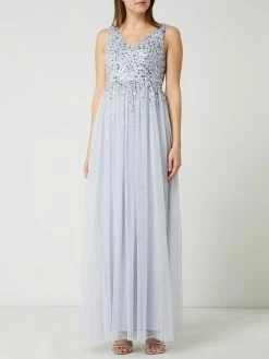 Billig 🔥 Lipsy Abendkleid Mit Pailletten-Applikation - Hellblau 🌟