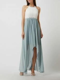 Beste Bewertungen von 😀 Jake*s Cocktail Abendkleid Aus Chiffon Mit Strasssteinen - Schilf ✨