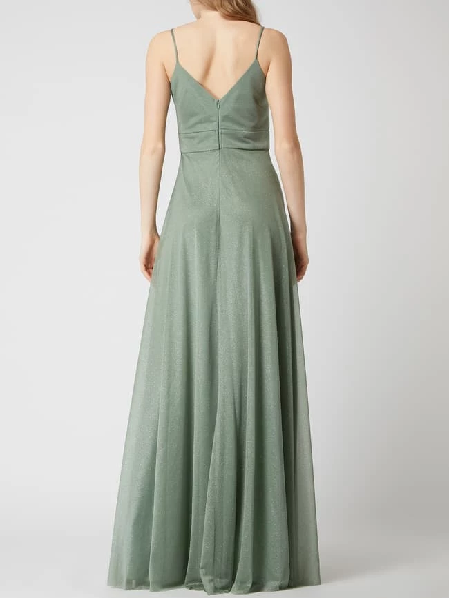 Großhandel 🧨 TROYDEN COLLECTION Abendkleid Mit Glitter-Effekt - Schilf 🔔 – Bild 4