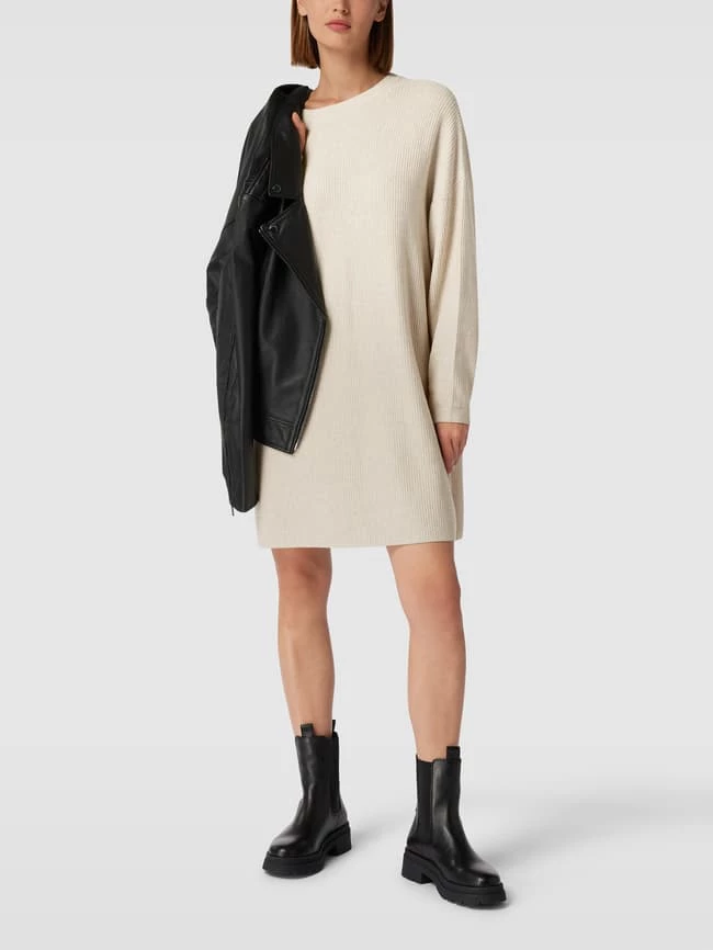 Besorgen ✔️ Marc O'Polo Strickkleid In Knielänge - Sand Meliert 🎁