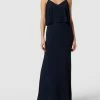 Brandneu 🔥 Lauren Ralph Lauren Abendkleid Mit V-Ausschnitt - Dunkelblau 🧨