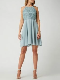 Bestes Angebot 🔔 Jake*s Cocktail Cocktailkleid Aus Spitze Und Chiffon - Schilf 🔔