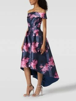 Rabatt 🌟 CHI CHI London Cocktailkleid Mit Floralem Allover-Muster - Marineblau 🤩