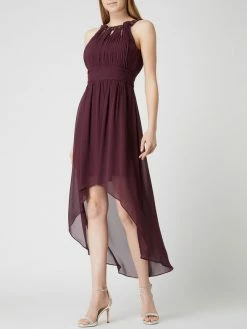 Am billigsten ⌛ Jake*s Cocktail Vokuhila Cocktailkleid Aus Chiffon - Aubergine 🔔
