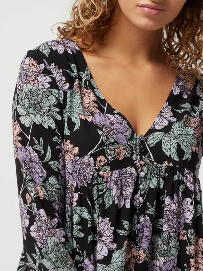 Neu 🛒 REVIEW Kleid Aus Viskose - Schwarz 😀 – Bild 3