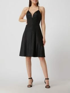 Neu 😉 Luxuar Cocktailkleid Mit Glitter-Effekt - Schwarz 🤩