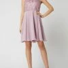 Top 10 👍 Jake*s Cocktail Cocktailkleid Aus Spitze Und Chiffon - Mauve Meliert 🤩