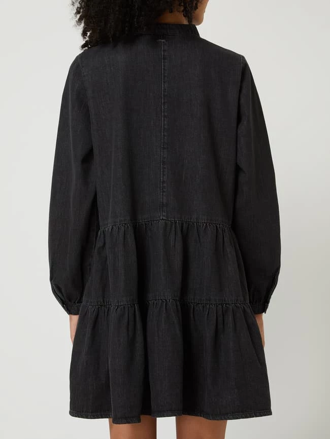 Coupon 🤩 Tom Tailor Denim 👖 Jeanskleid Im Stufen-Look - Schwarz 😉 – Bild 5