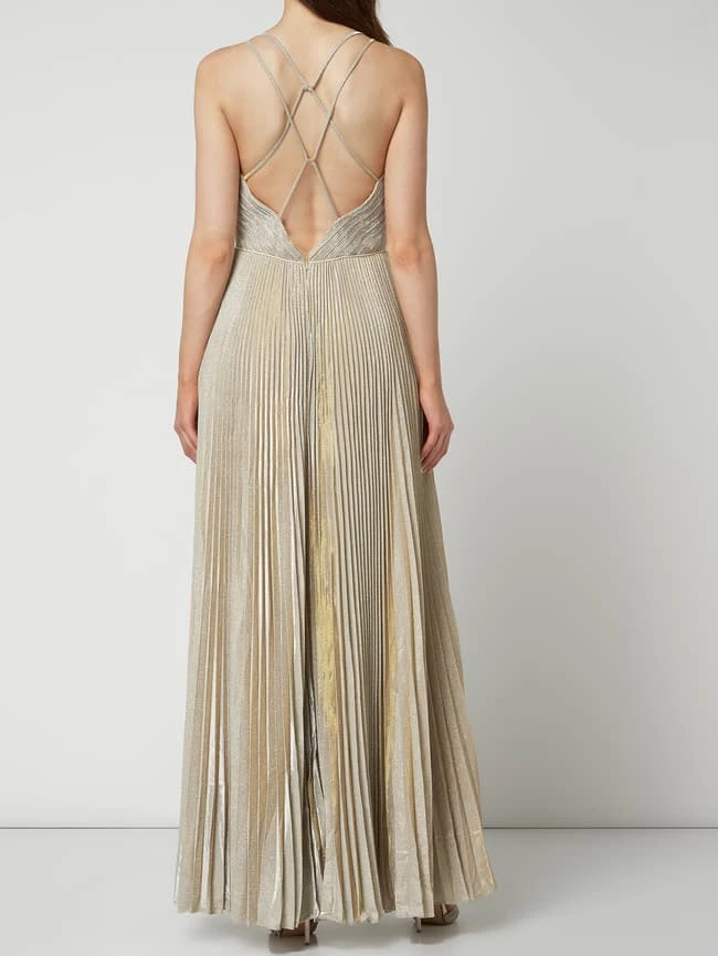 Bestes Angebot 🎉 Mascara Abendkleid Mit Glitter-Effekt - Gold 🔔 – Bild 4