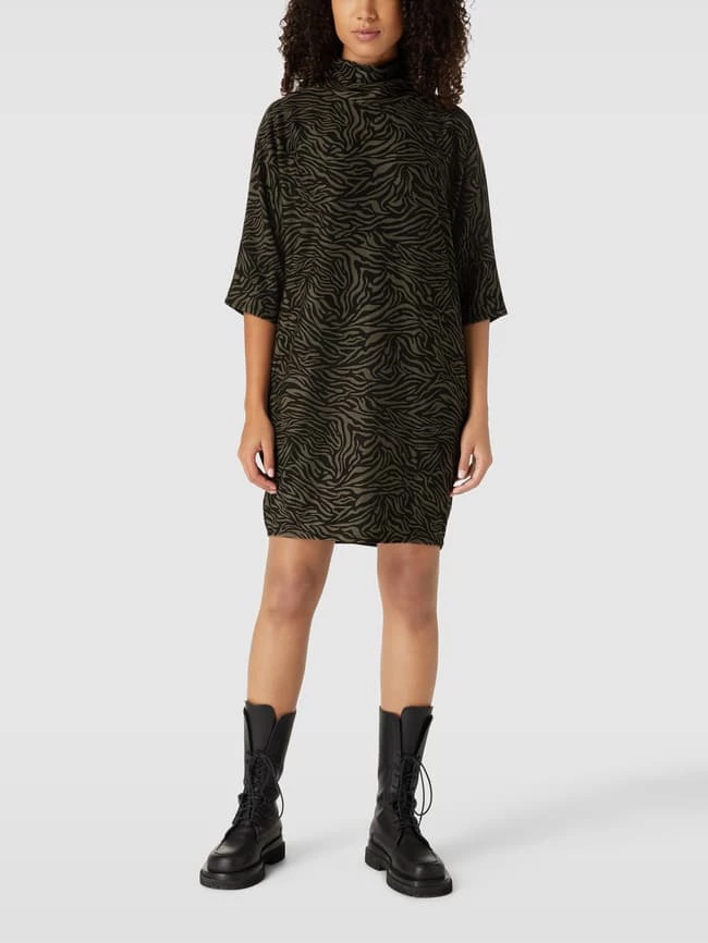 Billig 🔥 Apricot Minikleid Mit Allover-Muster - Khaki 🧨