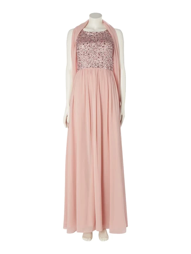 Beste Bewertungen von 💯 Mascara Abendkleid Mit Ziersteinbesatz - Rosé ⌛ – Bild 2