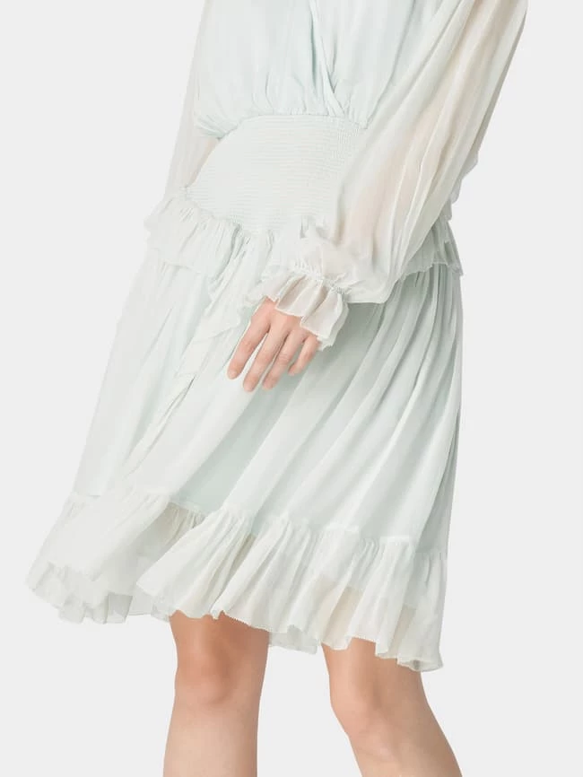 Großhandel ❤️ Designers Remix Kleid Mit Transparentem Rücken - Grün ✔️ – Bild 6