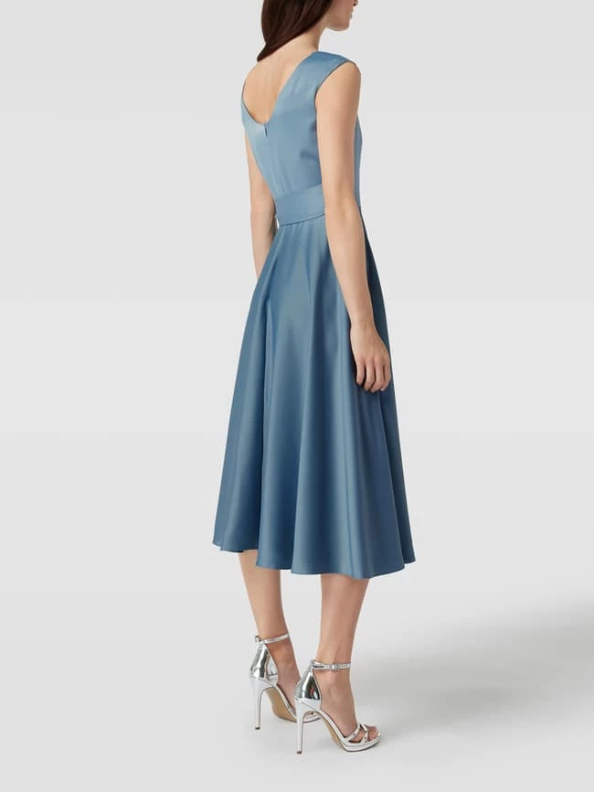 Besorgen ⭐ Vera Mont Cocktailkleid Mit Knoten-Detail - Rauchblau 👏 – Bild 5