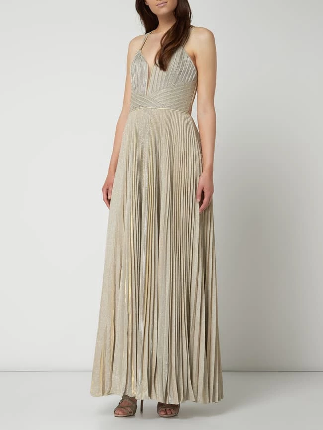 Bestes Angebot 🎉 Mascara Abendkleid Mit Glitter-Effekt - Gold 🔔