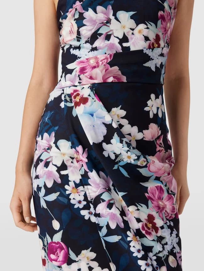 Am billigsten 🛒 Lipsy Cocktailkleid Mit Floralem Muster - Marineblau 🔔 – Bild 3