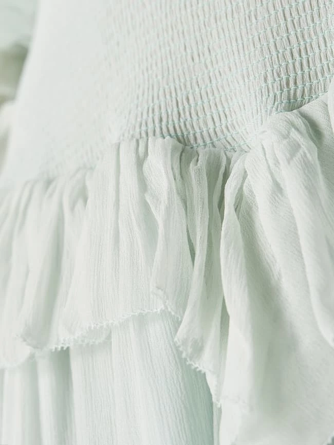 Großhandel ❤️ Designers Remix Kleid Mit Transparentem Rücken - Grün ✔️ – Bild 3