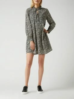 Großhandel 🎉 Jake*s Casual Minikleid Mit Allover-Muster - Schwarz 🥰