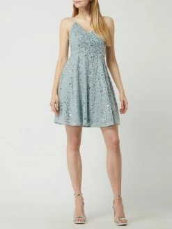 Blitzangebot 😀 Jake*s Cocktail Cocktailkleid Aus Chiffon Mit Pailletten - Schilf 🌟