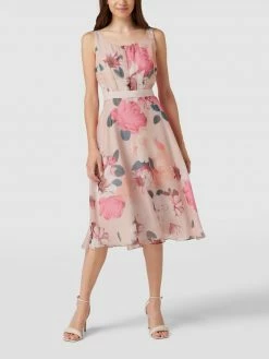 Am billigsten ✔️ Vera Mont Cocktailkleid Mit Floralem Muster - Rosé 🎉