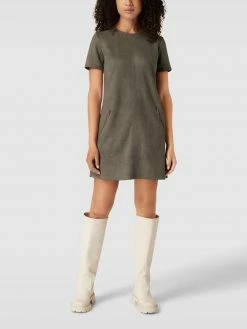 Rabatt 🔔 Apricot Minikleid Mit Teilungsnähten - Khaki 🎉