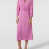 Neu 😉 BOSS Midikleid Mit V-Ausschnitt Modell 'DAFLORI' - Mauve 😀