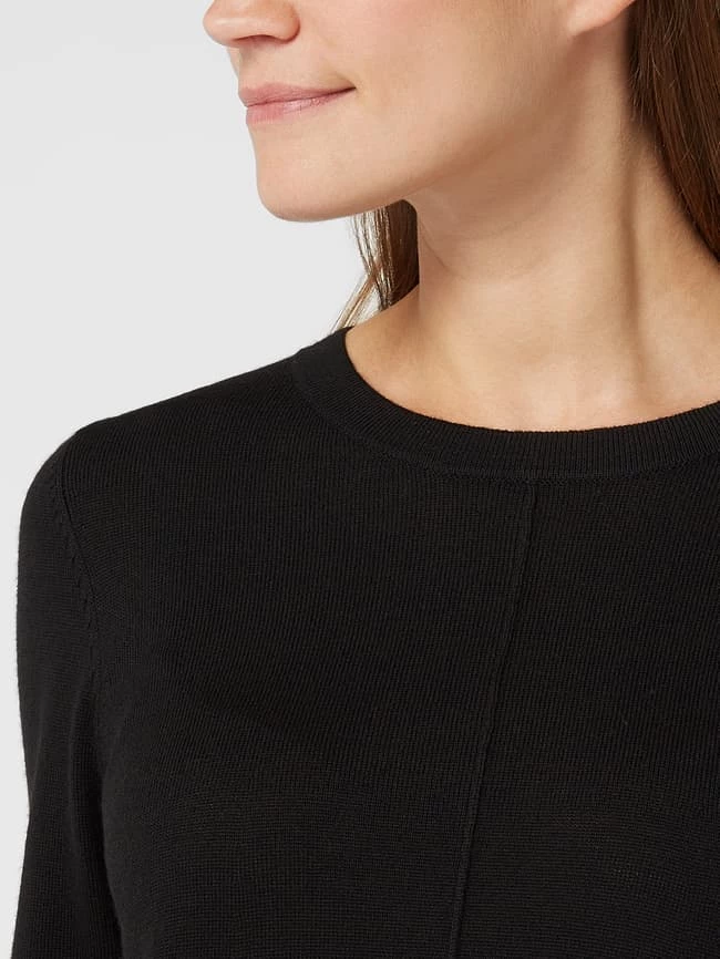 Rabatt ❤️ Repeat Strickkleid Aus Merinowolle - Schwarz ❤️ – Bild 3