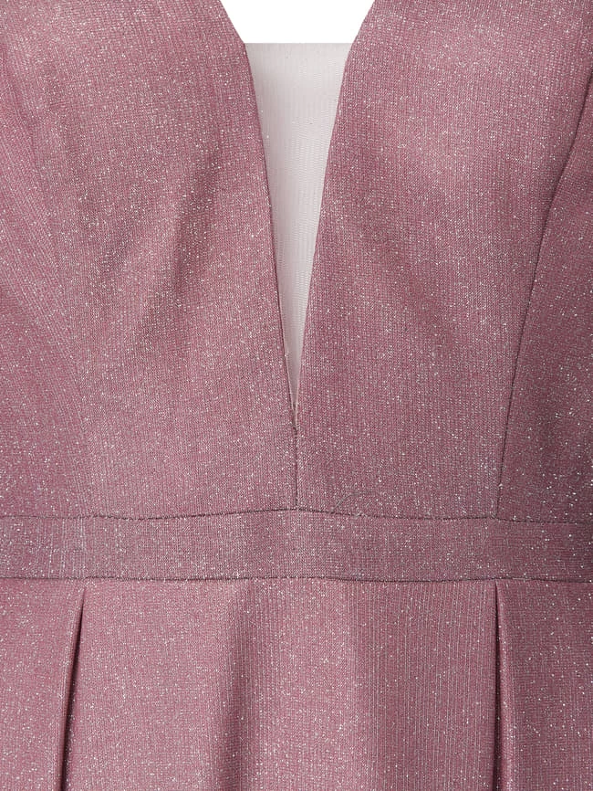 Auslauf 🎉 Mascara Abendkleid Mit Glitter-Effekt - Rosé 🛒 – Bild 2