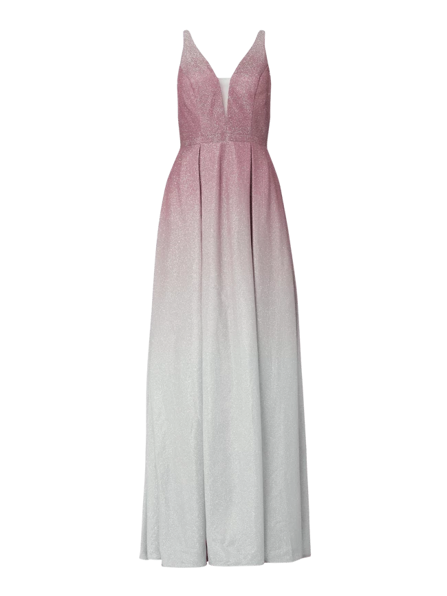Auslauf 🎉 Mascara Abendkleid Mit Glitter-Effekt - Rosé 🛒
