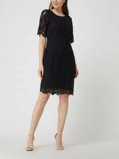 Am billigsten 🌟 Montego Kleid Aus Spitze - Marineblau 😉