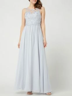 Aktion 👍 Laona Abendkleid Aus Chiffon Mit Ornamentalen Stickereien - Lavendel 🎁