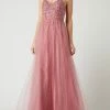 Brandneu ⭐ Laona Abendkleid Mit Pailletten Und Zierperlen - Altrosa 🌟