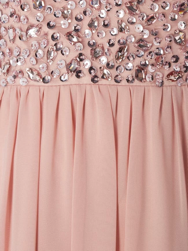 Beste Bewertungen von 💯 Mascara Abendkleid Mit Ziersteinbesatz - Rosé ⌛ – Bild 4